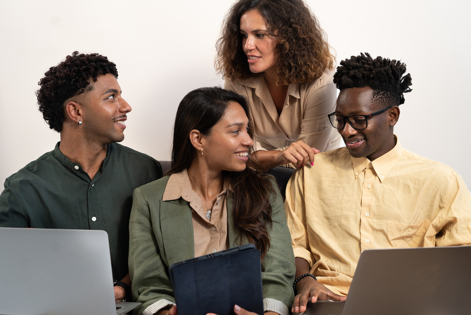 Group of Diverse Professionals Working Together